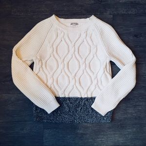 💕 CREMÉ / CHARCOAL SWEATER 💕